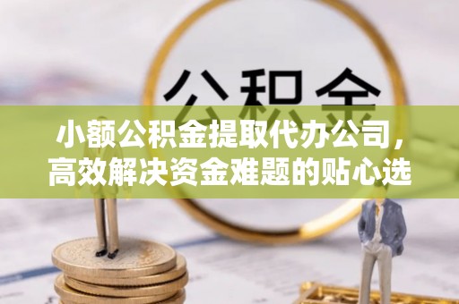 仁化小额公积金提取代办公司，高效解决资金难题的贴心选择