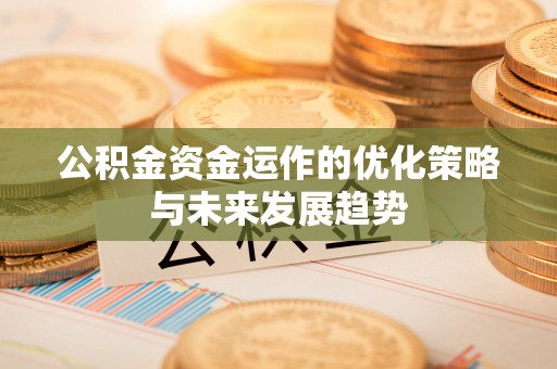 仁化公积金资金运作的优化策略与未来发展趋势