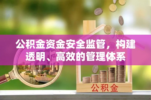 仁化公积金资金安全监管，构建透明、高效的管理体系