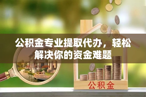 仁化公积金专业提取代办，轻松解决你的资金难题