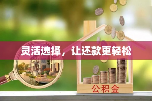 仁化灵活选择，让还款更轻松