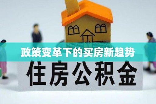 仁化政策变革下的买房新趋势