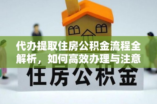 仁化代办提取住房公积金流程全解析，如何高效办理与注意事项