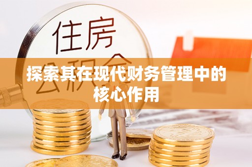 仁化探索其在现代财务管理中的核心作用