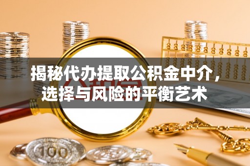 仁化揭秘代办提取公积金中介，选择与风险的平衡艺术