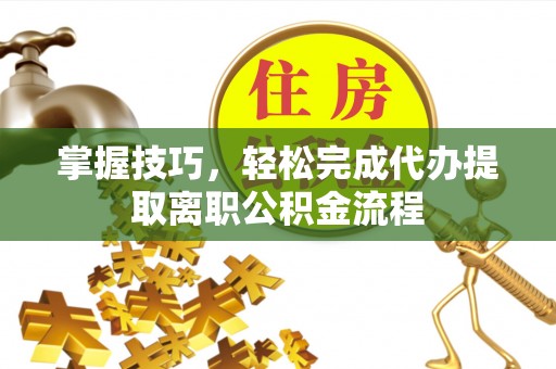 仁化掌握技巧，轻松完成代办提取离职公积金流程