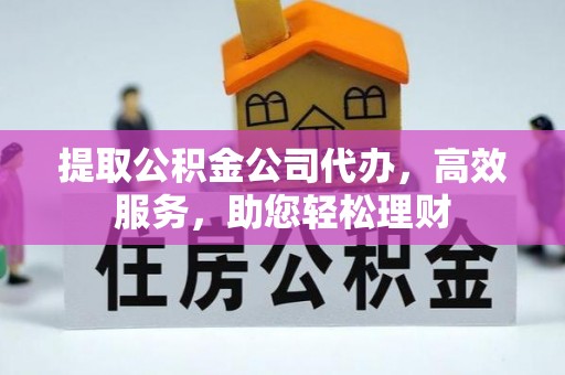 仁化提取公积金公司代办，高效服务，助您轻松理财