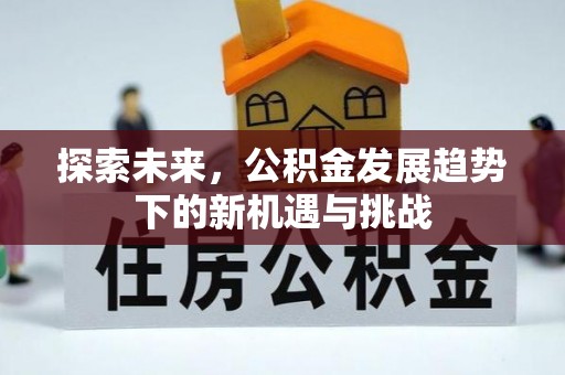 仁化探索未来，公积金发展趋势下的新机遇与挑战