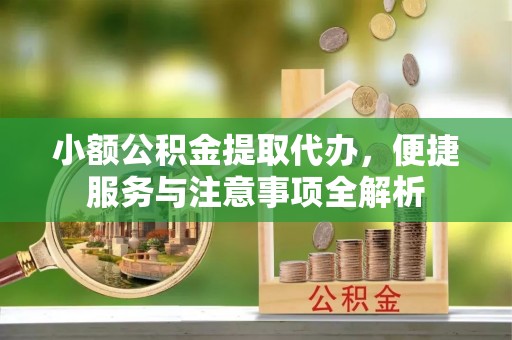 仁化小额公积金提取代办，便捷服务与注意事项全解析
