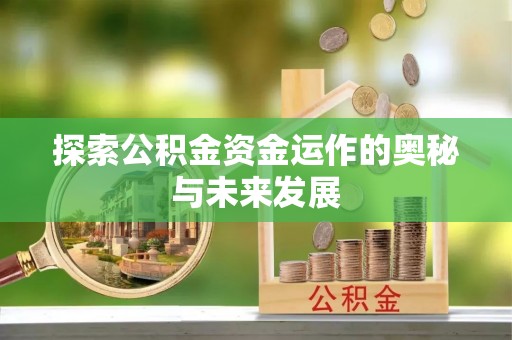 仁化探索公积金资金运作的奥秘与未来发展