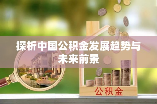仁化探析中国公积金发展趋势与未来前景