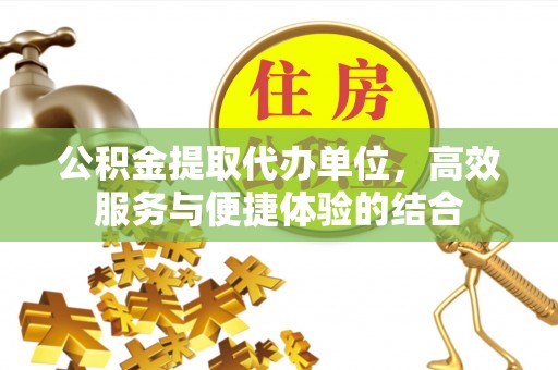 仁化公积金提取代办单位，高效服务与便捷体验的结合
