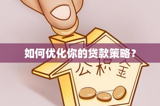 仁化如何优化你的贷款策略？
