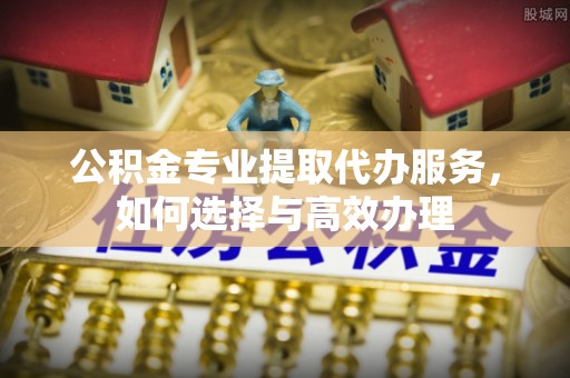仁化公积金专业提取代办服务，如何选择与高效办理