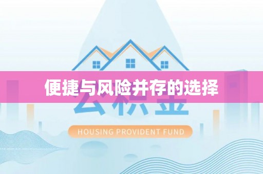 仁化便捷与风险并存的选择